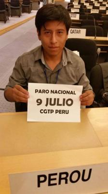 CGTP en OIT: Denuncia reformas laborales que afectan a los trabajadores del Perú